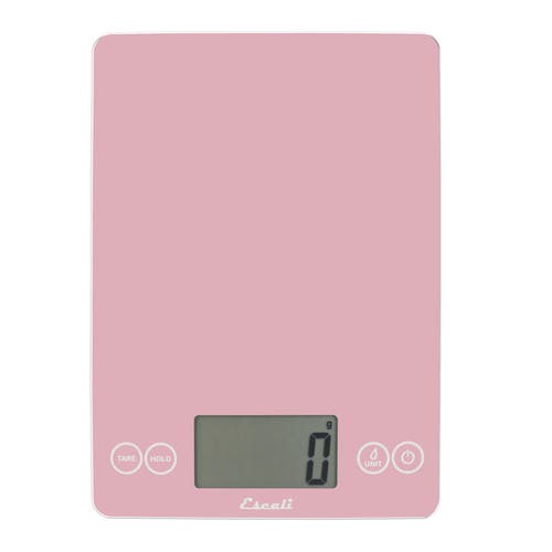 Escali Arti Classic Glass Digital Scale In Pink