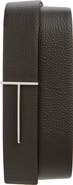 TOM FORD Reversible Slim T Soft Grain Leather Belt