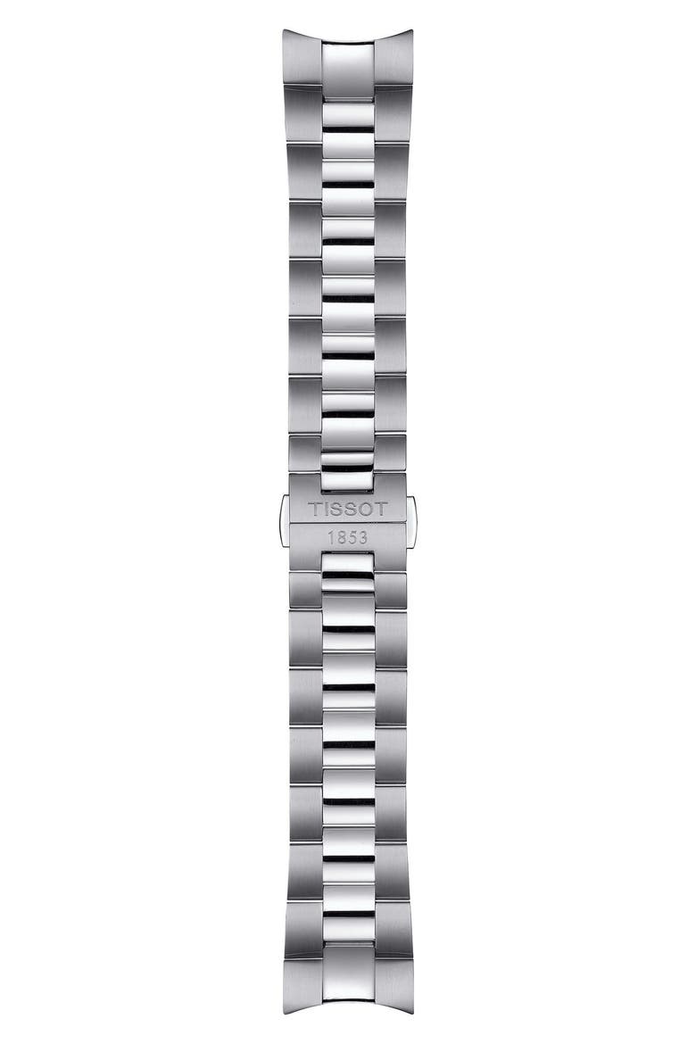 T-Classic Gentleman Powermatic Bracelet Watch, 40mm, Alternate, color, SILVER/ ICE BLUE