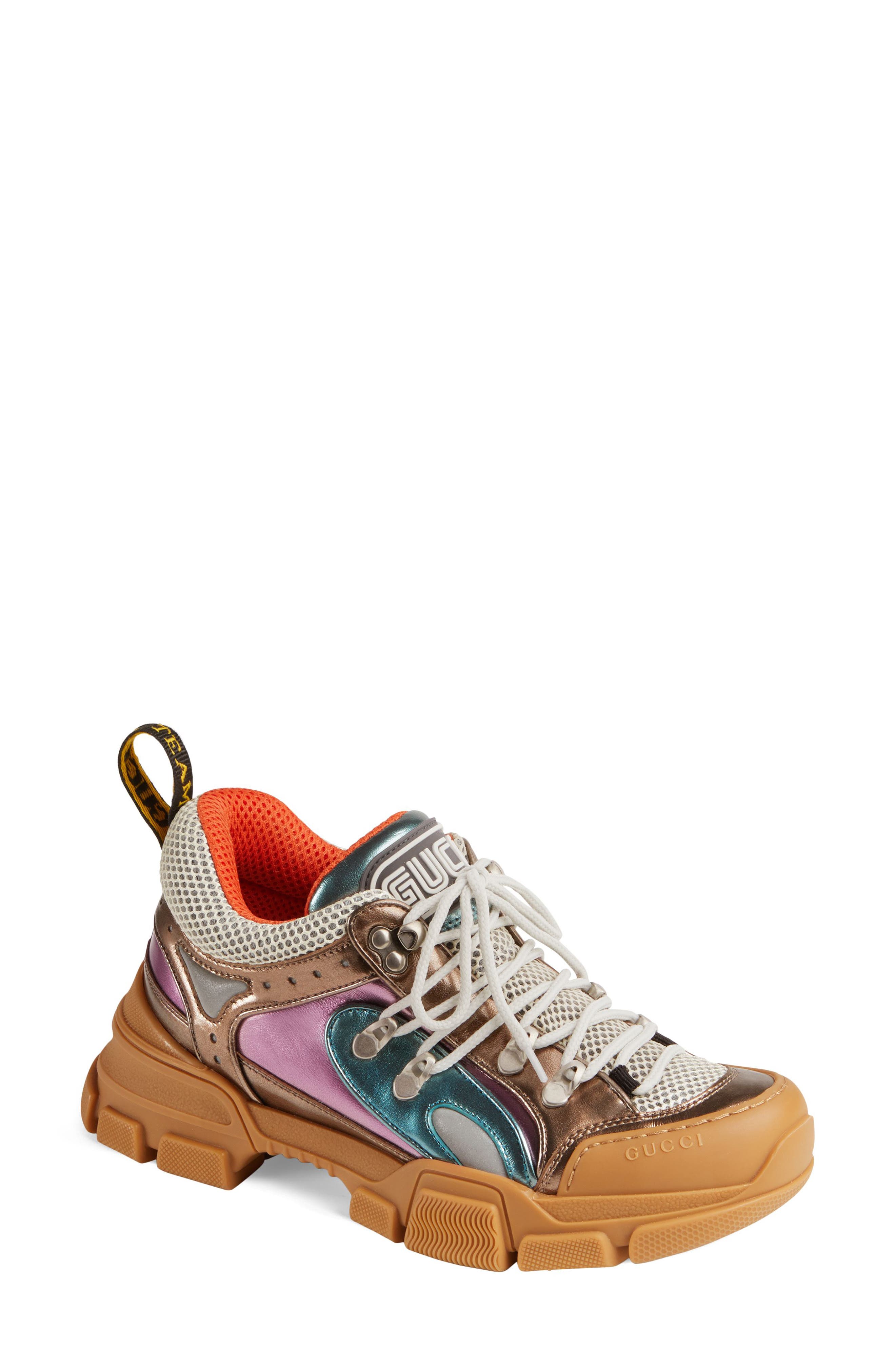 Gucci Flashtrek Lace-Up Sneaker, Main, color, 