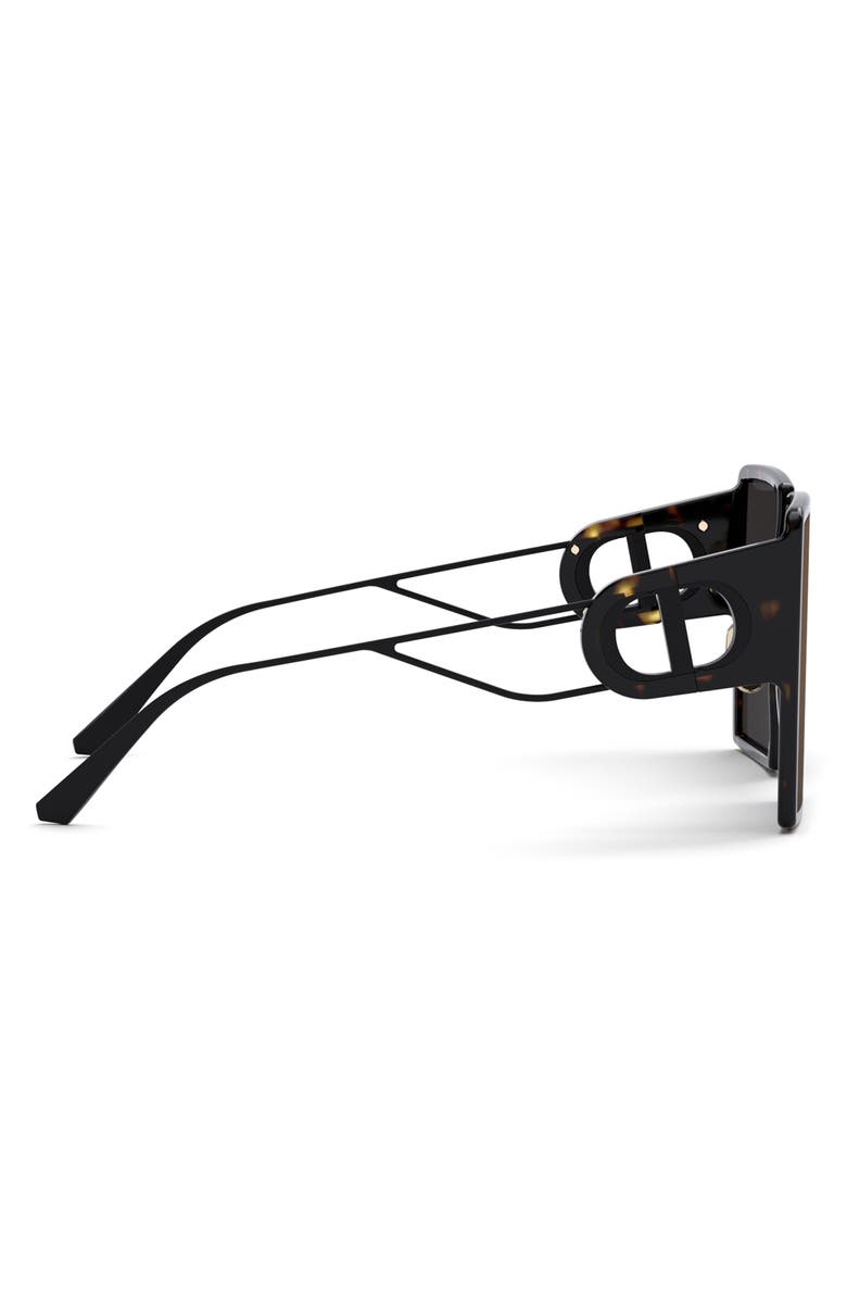 DIOR 30Montaigne SU 58mm Square Sunglasses, Alternate, color, Dark Havana / Smoke Mirror