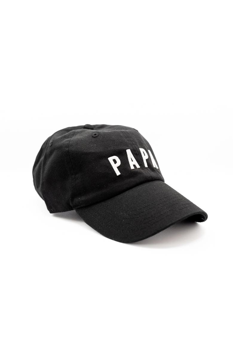 Rey To Z Papa Hat, Alternate, color, Black