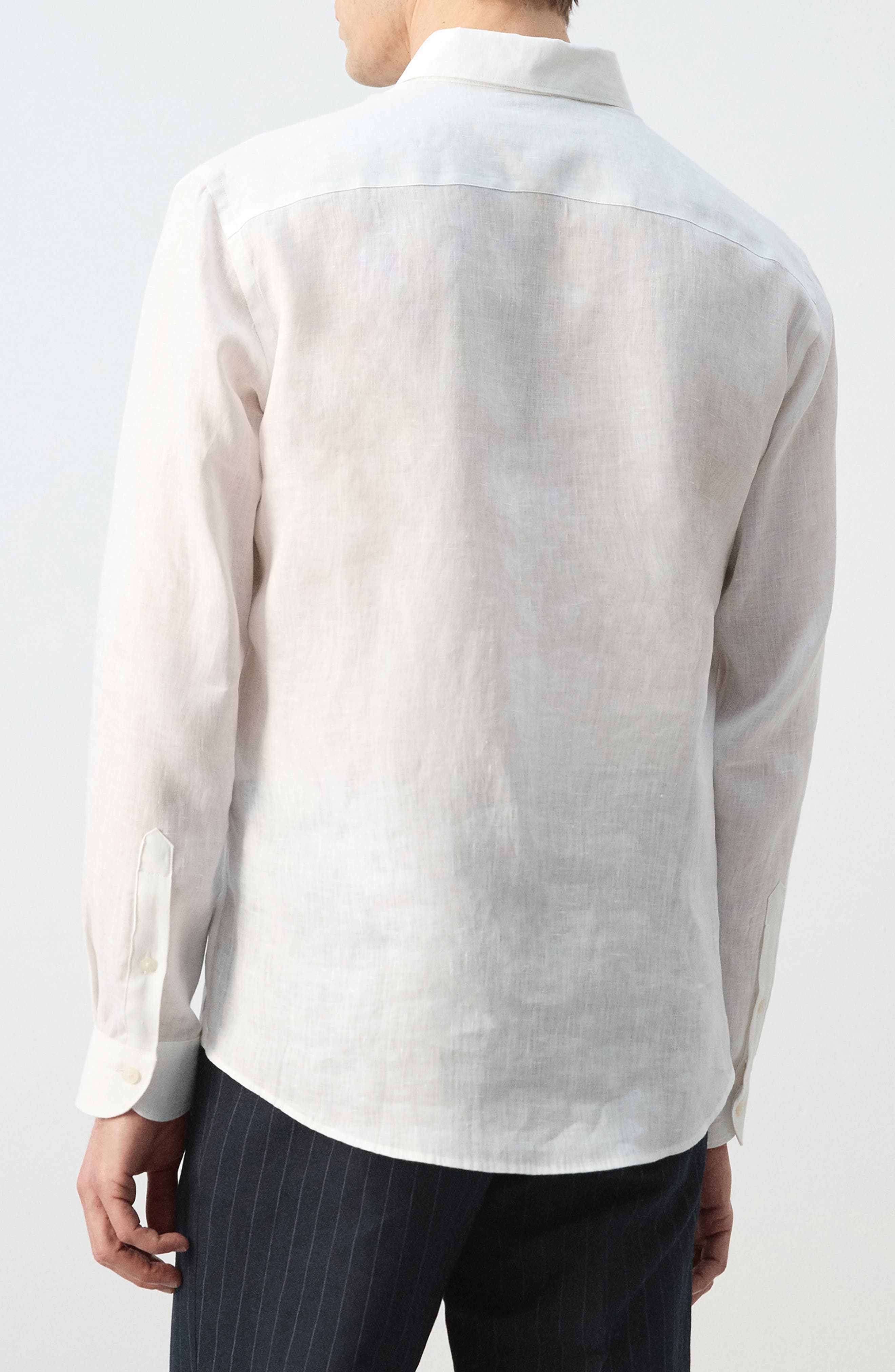 x Casper Ruud Regular Fit Linen Button-Up Shirt - image 4