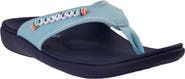 Revitalign Yumi Friendship Believe Beaded Flip Flop
