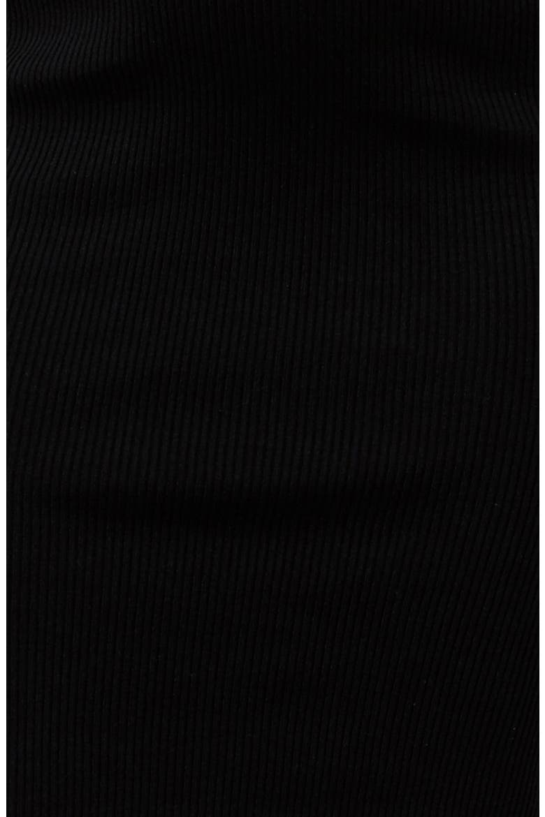 Sadie Long Sleeve Cross Front Rib Maternity Dress, Alternate, color, BLACK