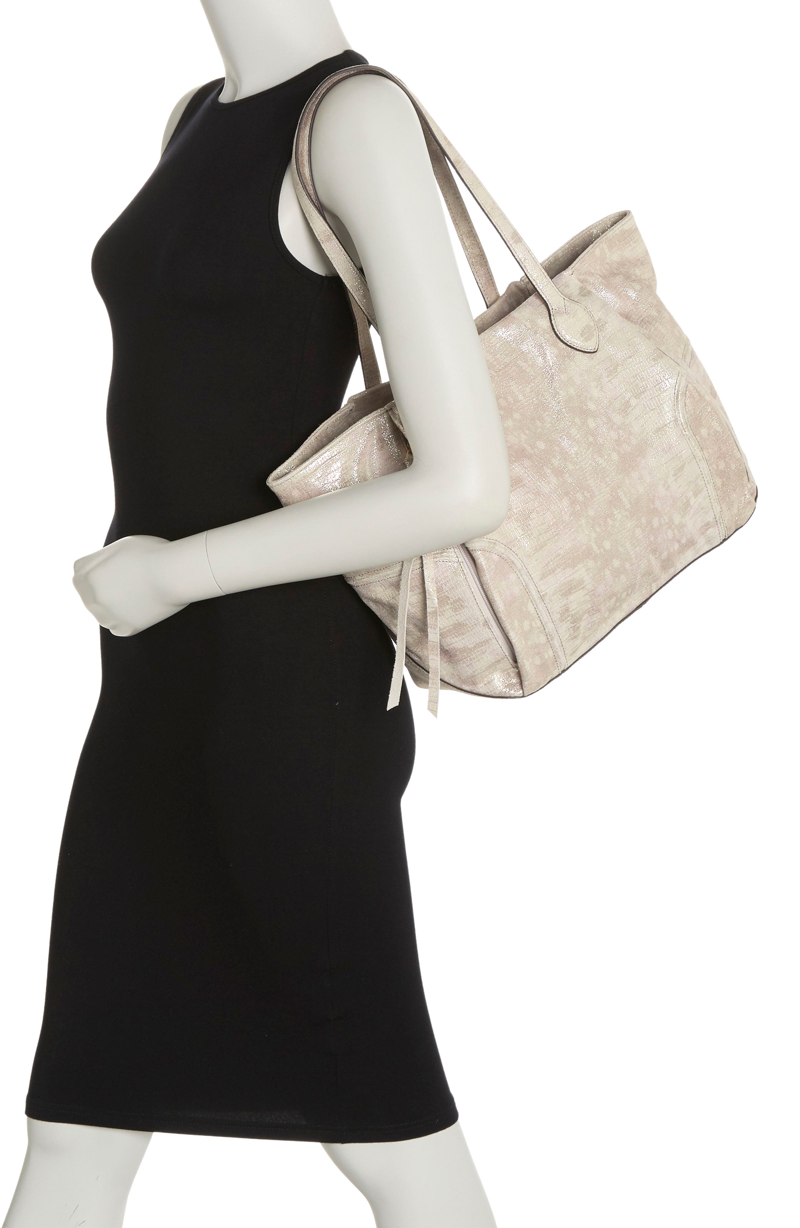 Aimee Kestenberg Genuine Calf Hair Detail Chelsea Tote, Alternate, color, 