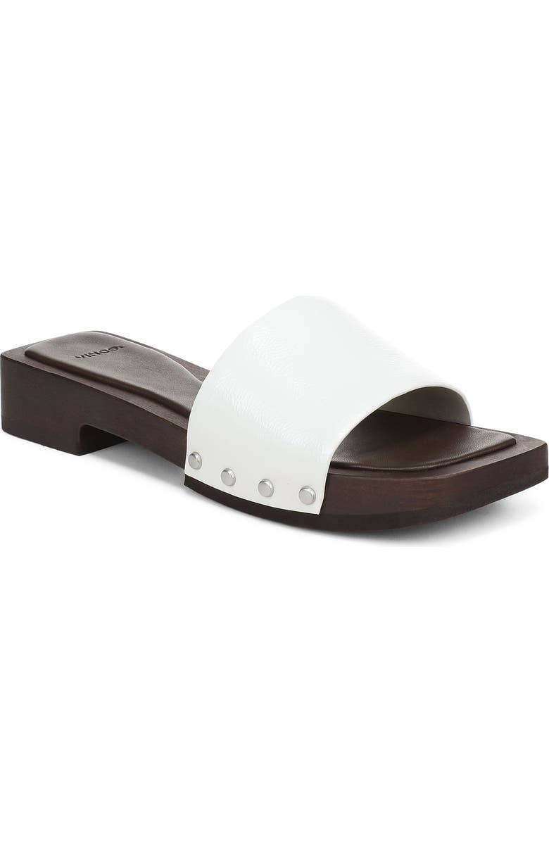 Vince Barbara Platform Slide Sandal, Main, color, Milk