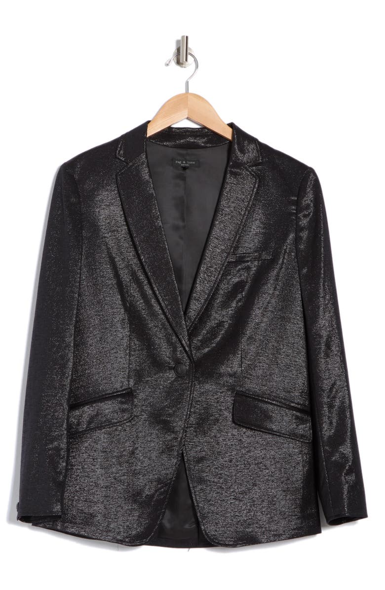 rag & bone Margot One-Button Blazer, Alternate, color,