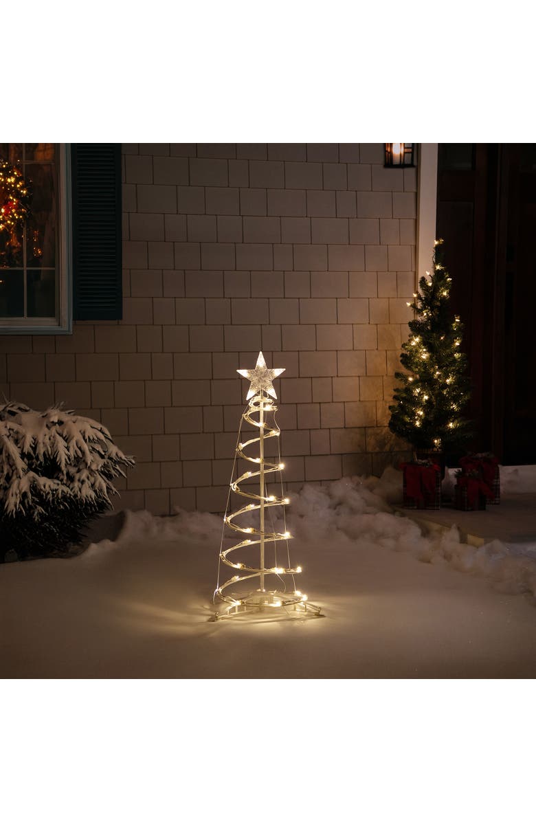 Northlight LED Lighted Spiral Outdoor Christmas Tree - 3
- Warm White Lights, Alternate, color, White
