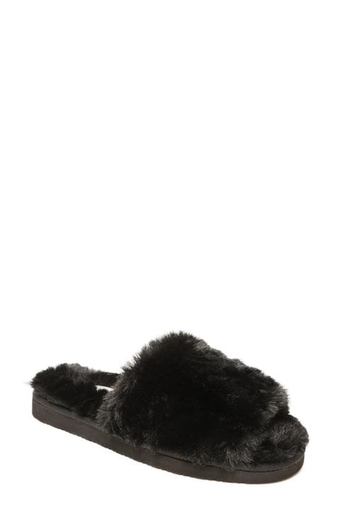 Eileen Faux Fur Slide Slipper (Women)