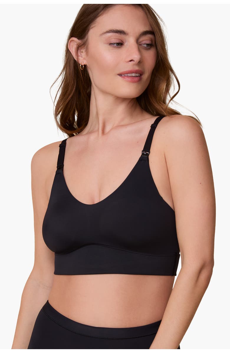 Harper Wilde Bliss Nursing Bralette, Main, color, Black