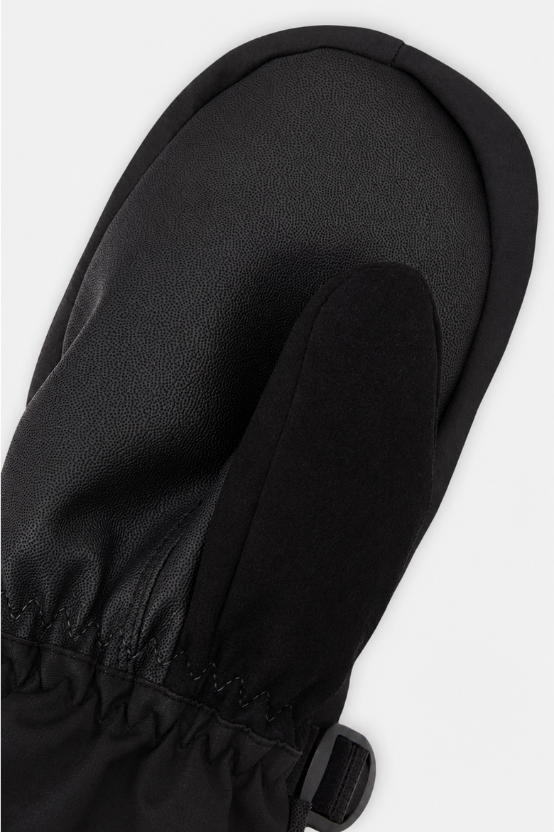 Teknik Waterproof Zipper Pocket Winter Mittens, Alternate, color, Noir