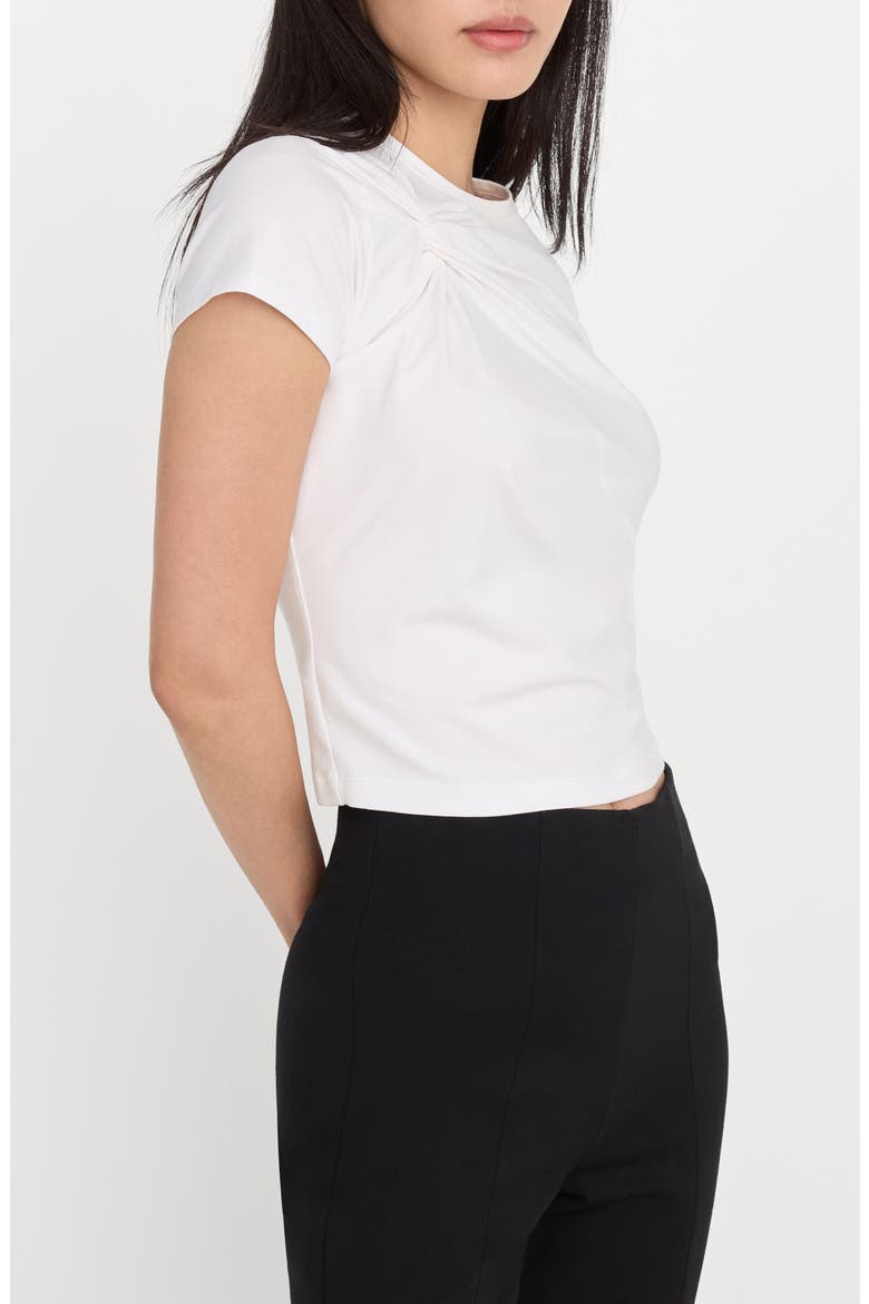 Superstretch Twist T-Shirt, Alternate, color, WHITE001
