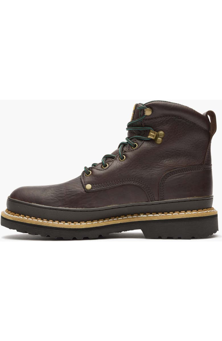 Georgia Boot Steel Toe 6" Work Boot, Alternate, color, Soggy Brown