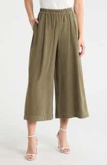 MAX STUDIO Brushed Twill Culottes