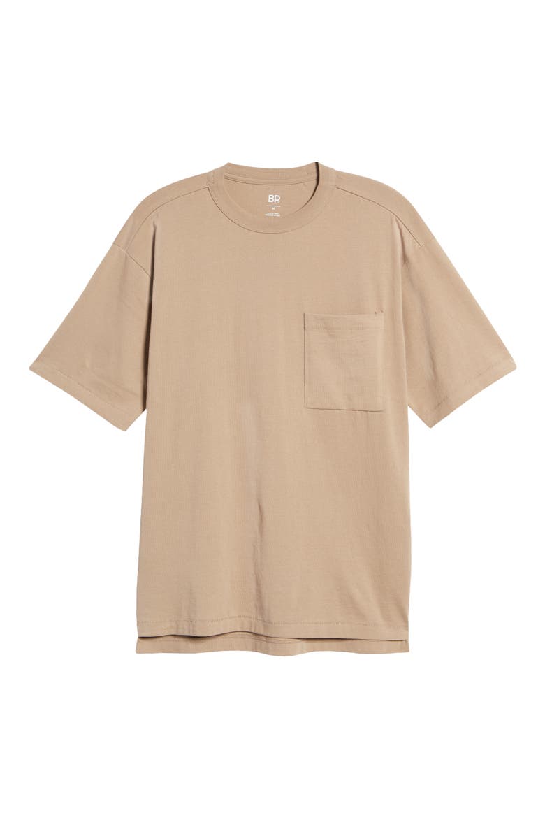 Unisex Cotton Pocket T-Shirt, Alternate, color, TAN DESERT