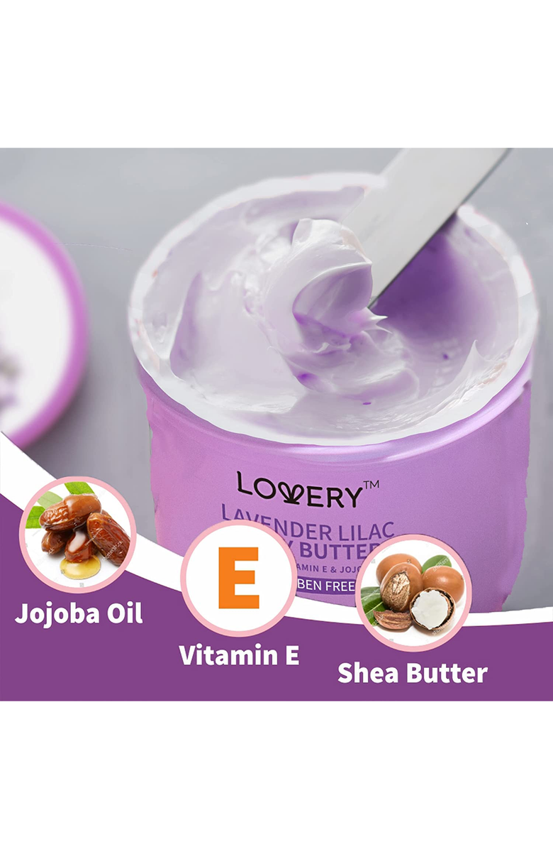 Lovery Lavender Lilac Body Butter, Alternate, color, Lavender Lilac