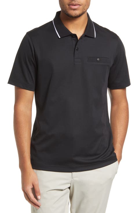 Galton Tipped Cotton Blend Polo