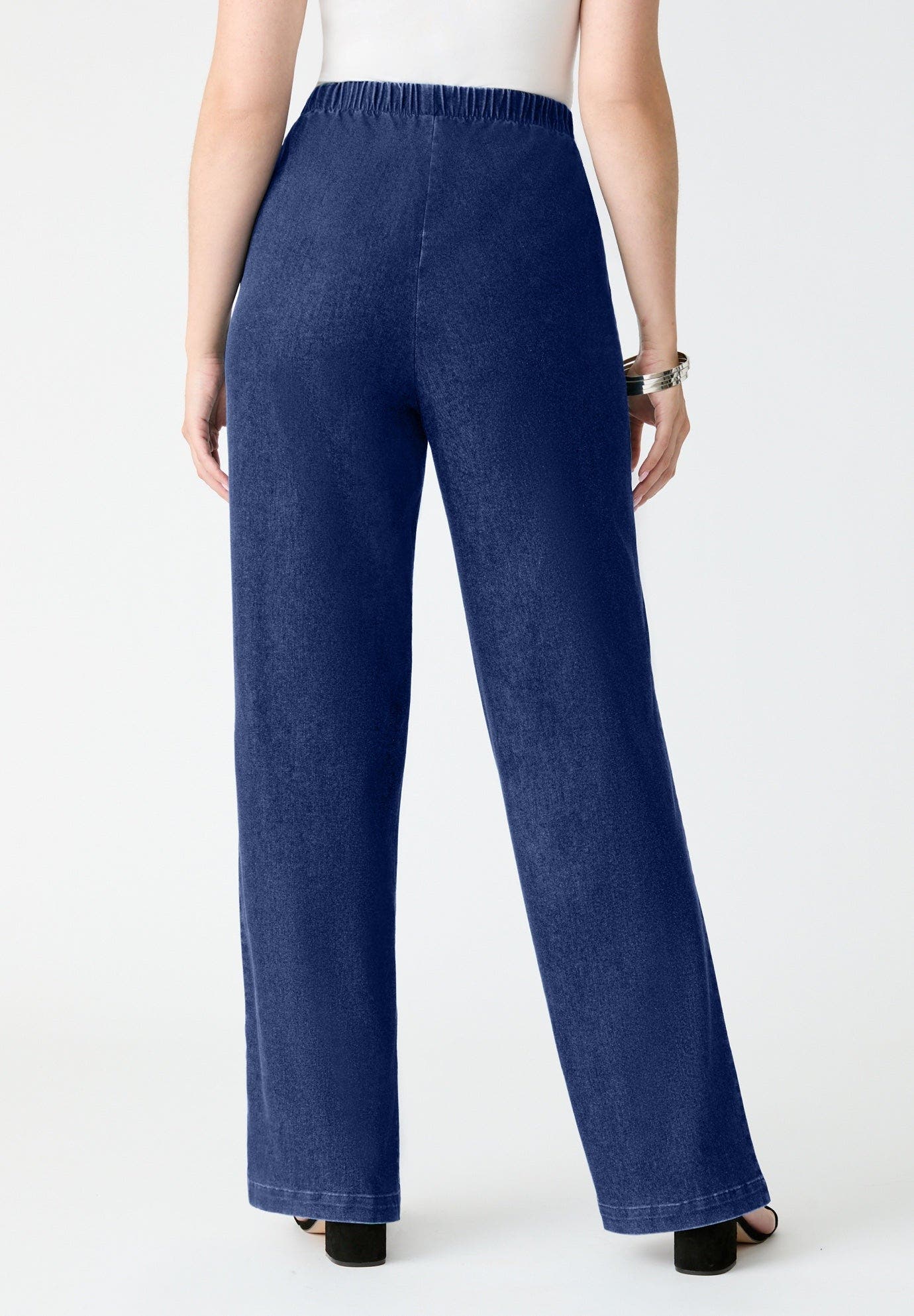 Plus Size Comfort Stretch Wide Leg Jean - image 4