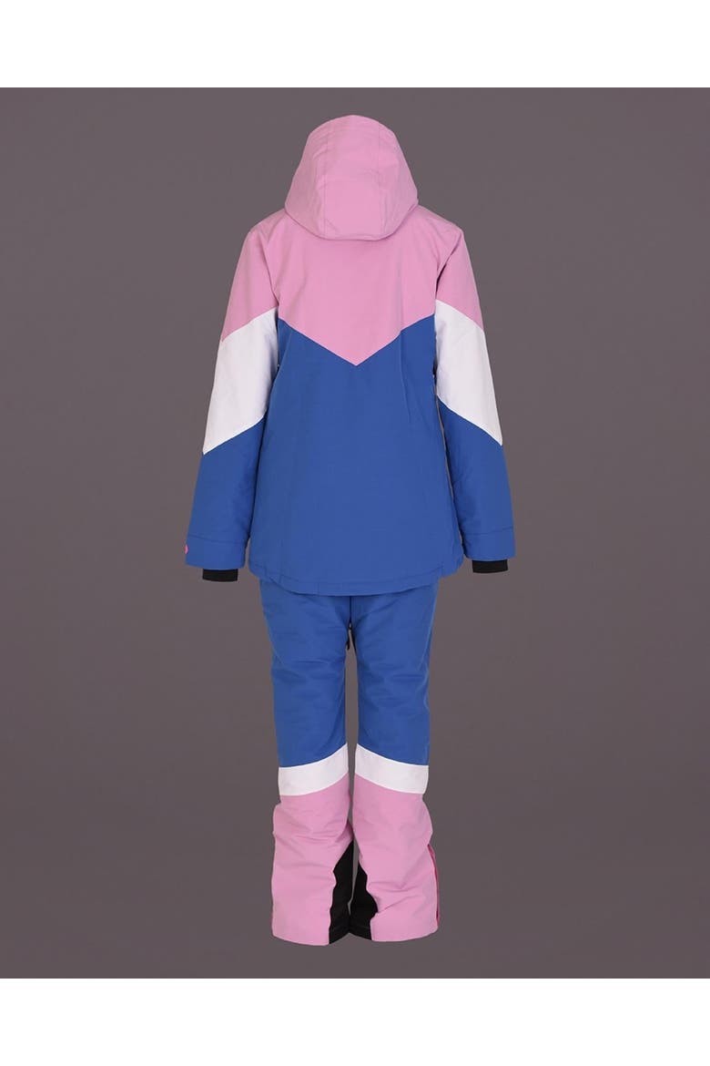1080 Women's Ski & Snowboard Pant - Pastel Pink, White & Blue, Alternate, color, Pastel Pink, White & Blue