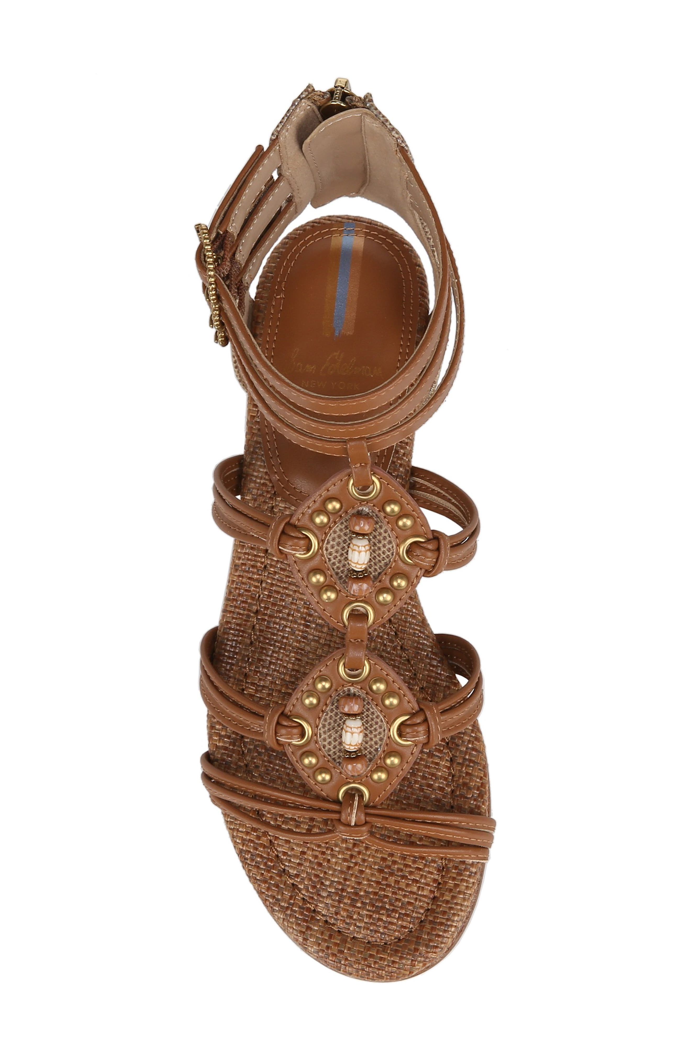 Sam Edelman Danica Wedge Sandal, Alternate, color, 