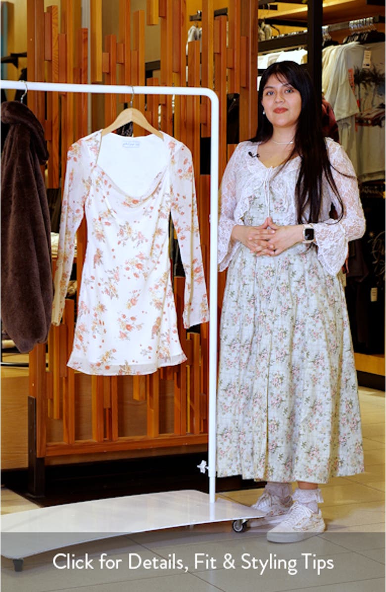 Everlyn Long Sleeve Minidress, sales video thumbnail