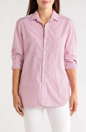 Boyfriend Cotton Button-Up Shirt