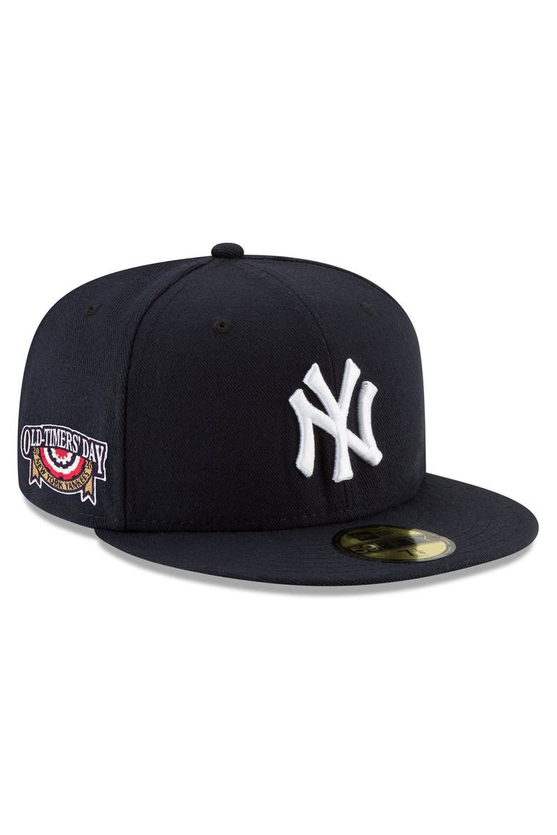 Men's New Era Navy New York Yankees Authentic Collection 2026 Old-Timers' Day 59FIFTY Fitted Hat, Main, color, Navy
