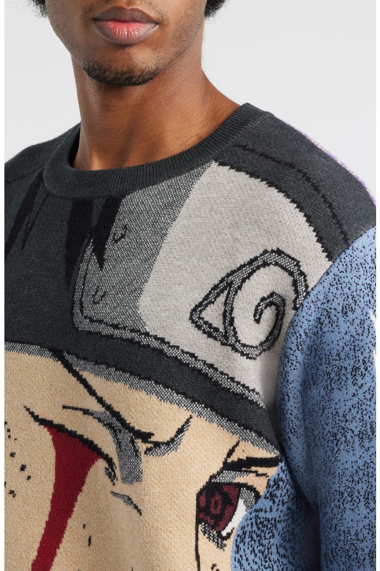Shisui Eyebleed Graphic Crewneck Sweater, Alternate, color, BLUE MULTI