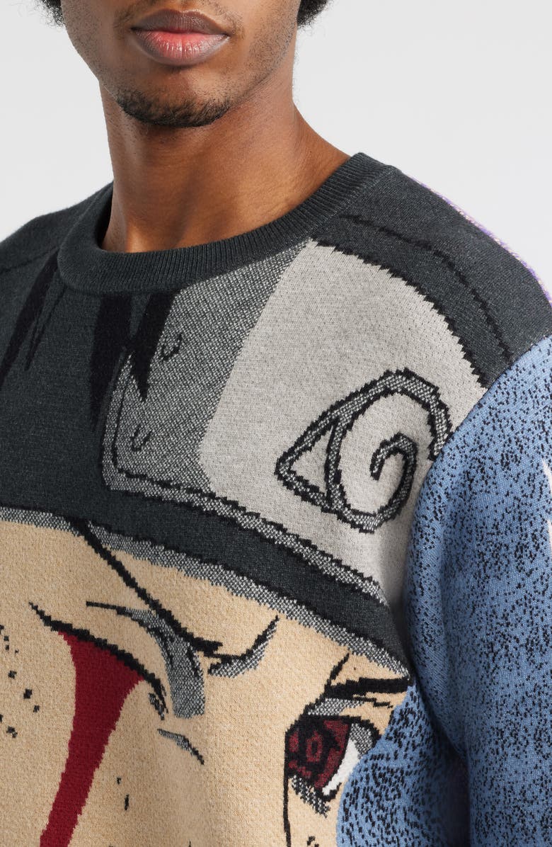 VERYRARE Shisui Eyebleed Graphic Crewneck Sweater, Alternate, color, Blue Multi