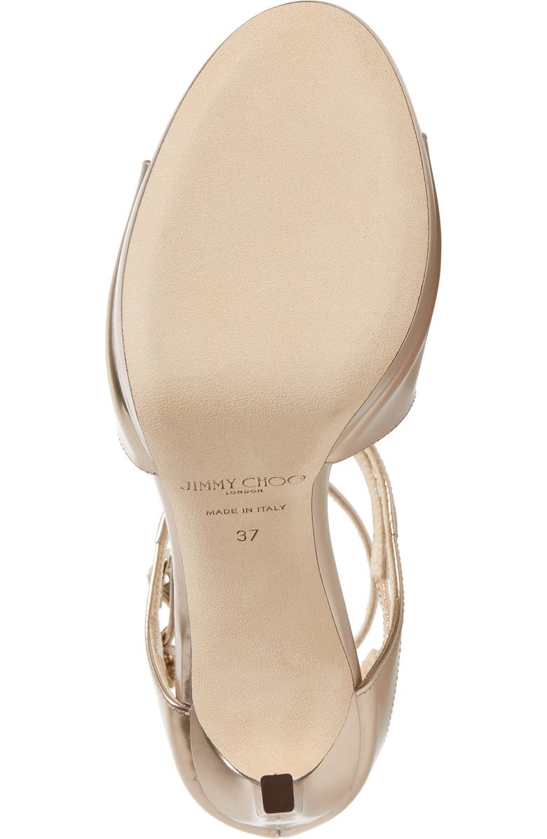 Jimmy Choo Emily Crisscross Platform Sandal, Alternate, color,
