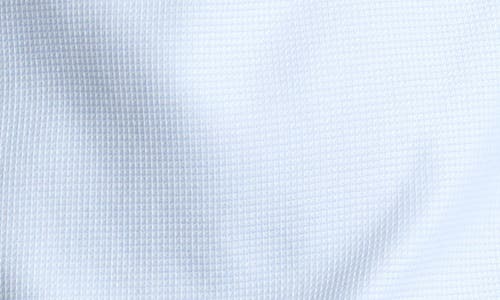 Untuckit Burke Solid Wrinkle Free Cotton Dobby Button-up Shirt In Light Blue