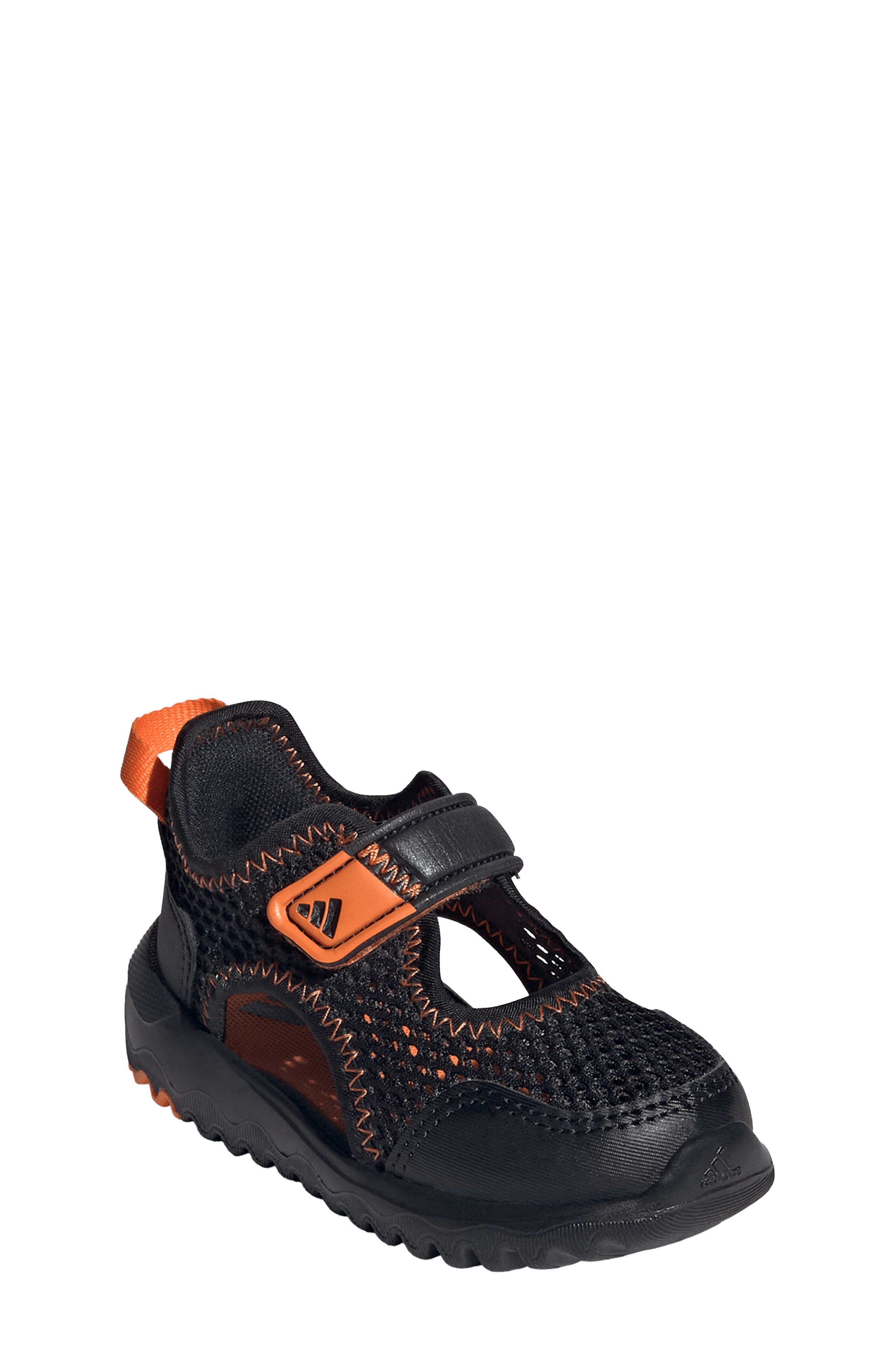 adidas Kids' Summerflex Sandal, Main, color, Core Black/ Pure Orange