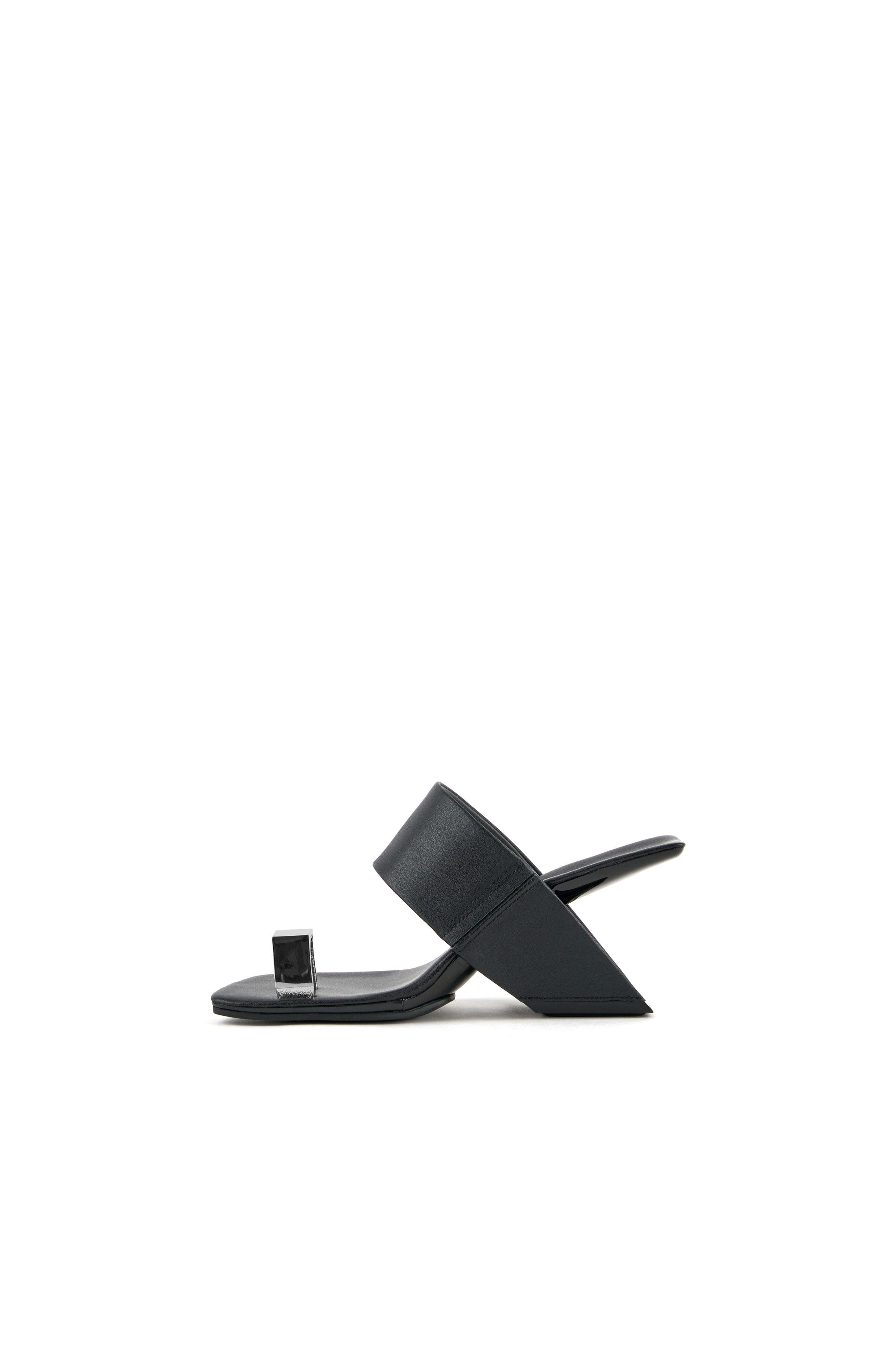 Loop Toe Sandals, Alternate, color, Cube Ring Black