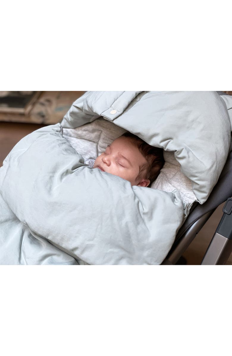 7 A.M. Enfant BébéPOD Bunting, Alternate, color, Bondi Blue