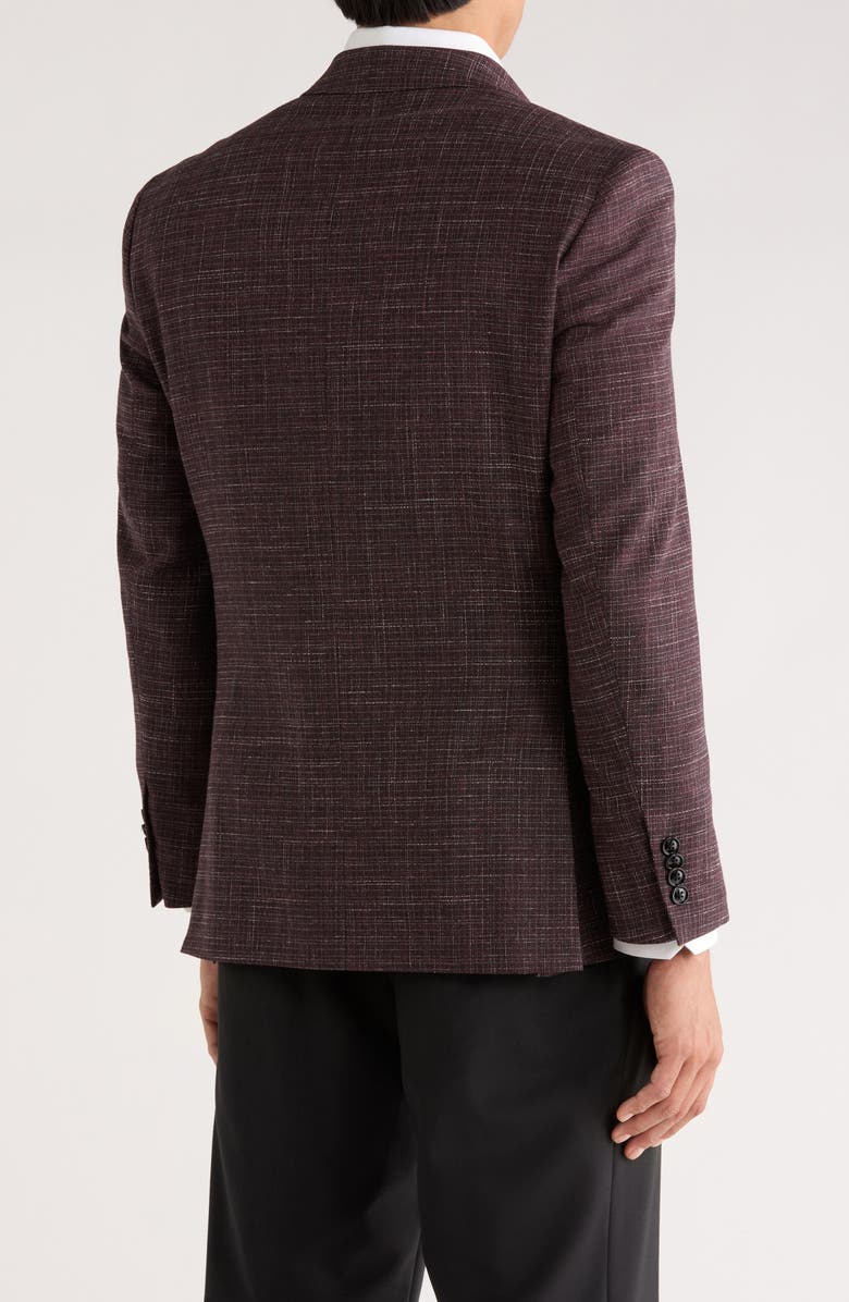 Ted Baker London Jarrow Slim Fit Blue Wool Blend Blazer, Alternate, color,