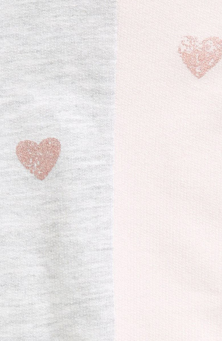 Splendid Two-Tone Cotton Blend Romper, Alternate, color,