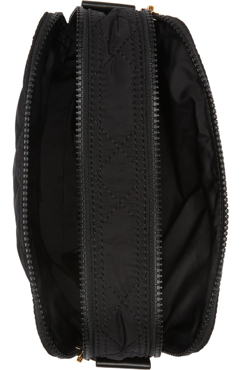 Marc Jacobs Quilted Double Zip Cosmetics Bag, Alternate, color,