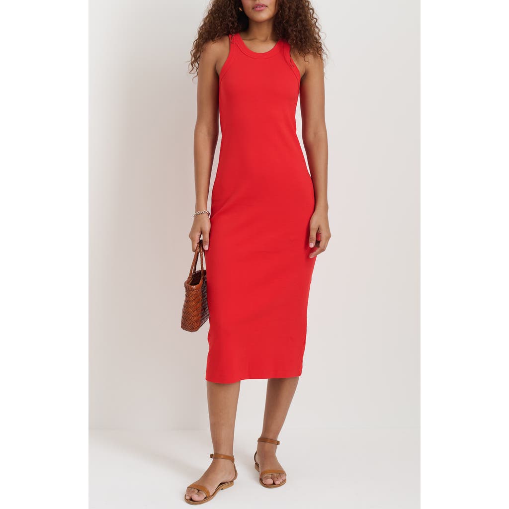 Alex Mill Everyday Rib Stretch Cotton Midi Tank Dress