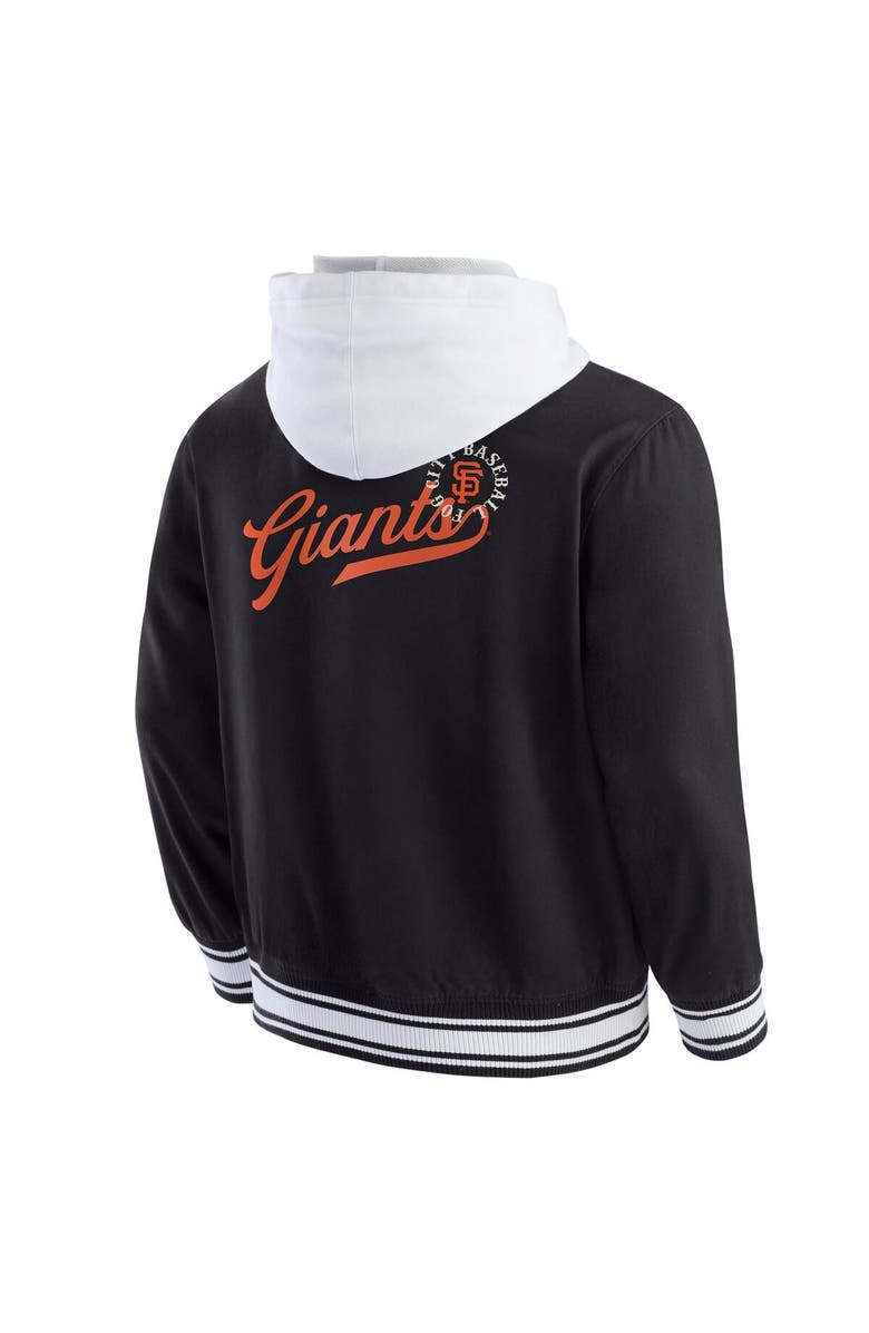 Darius Rucker Collection by Fanatics Men's Darius Rucker Collection by Fanatics  Black San Francisco Giants Full-Snap Hooded Jacket, Alternate, color, 