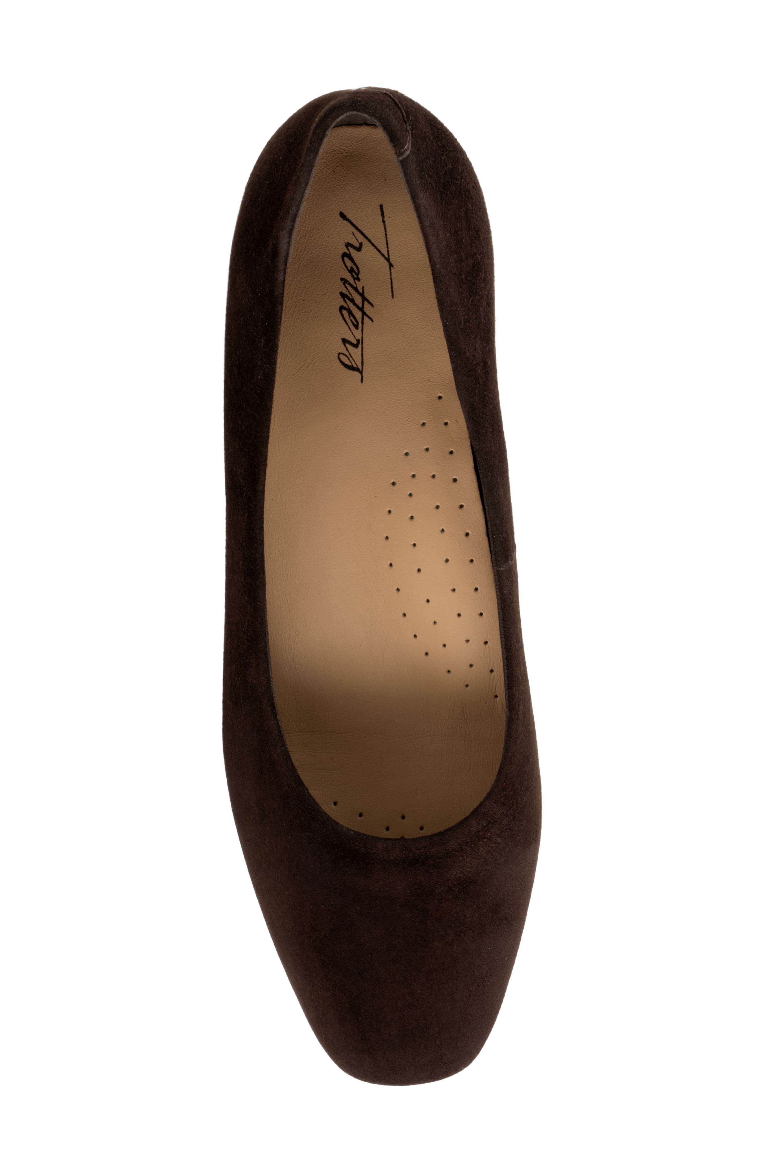 Denisse Wedge Pump, Alternate, color, BROWN SUEDE