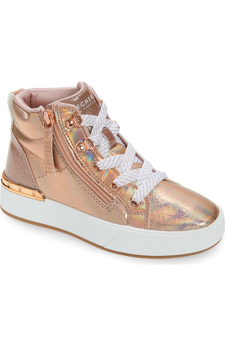 SKECHERS Kids' Shoutouts Deluxe High-Top Sneaker, Main, color,