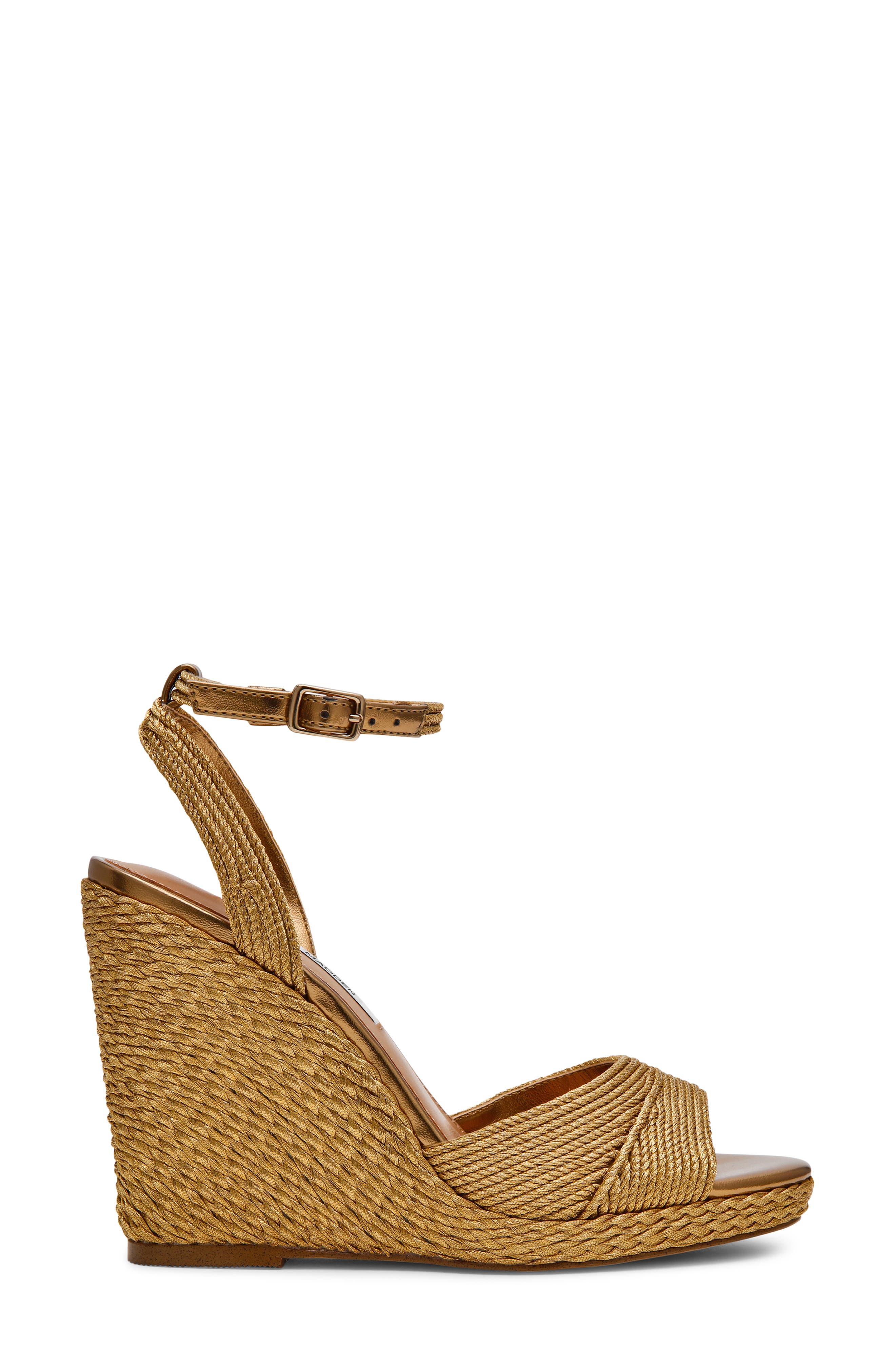 Steve Madden Devin Ankle Strap Wedge Sandal, Alternate, color, 
