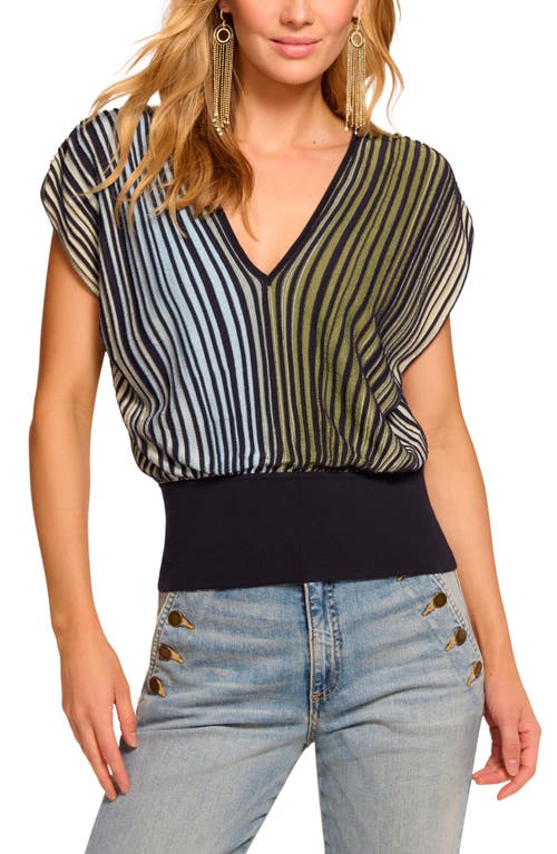 Ramy Brook Vanessa Colorblock Dolman Sleeve Top In Multi