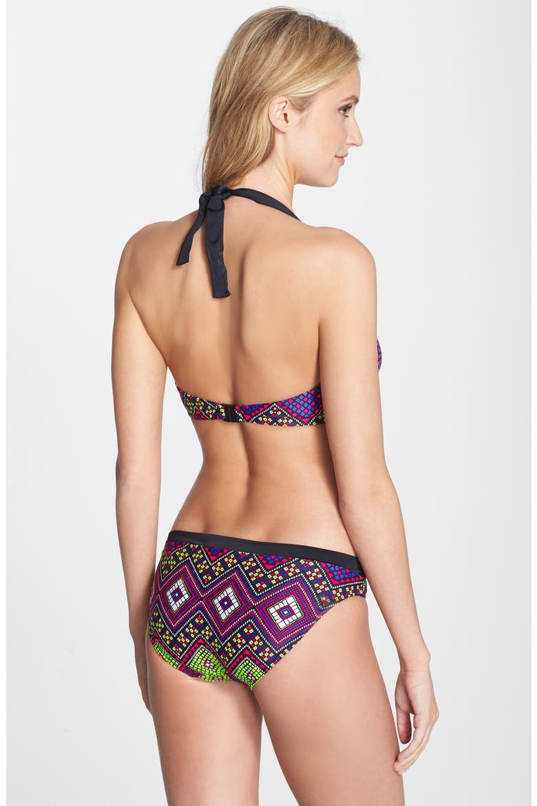 'Byzantine' Hipster Bikini Bottoms, Alternate, color, NEO