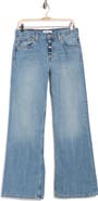Re/Done Mid Rise Wide Leg Jeans