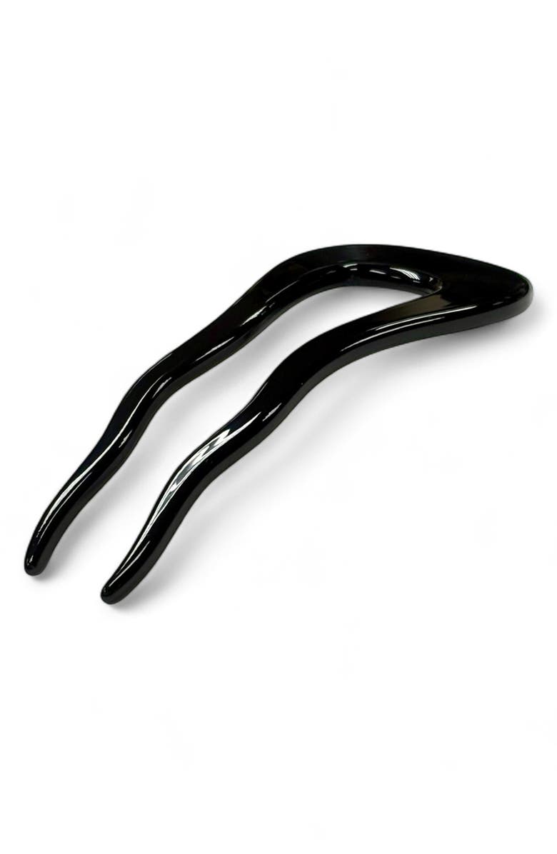 Ficcare Jada Large Chignon Stick, Alternate, color, Black