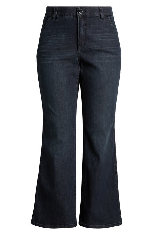 Wit & Wisdom 'ab'solution High Waist Bootcut Jeans In Dark Indigo Artisanal