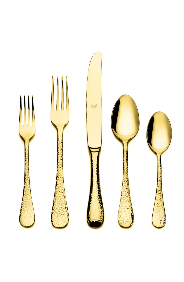 Mepra Epoque Flatware Set - 5 Pieces, Main, color, Gold
