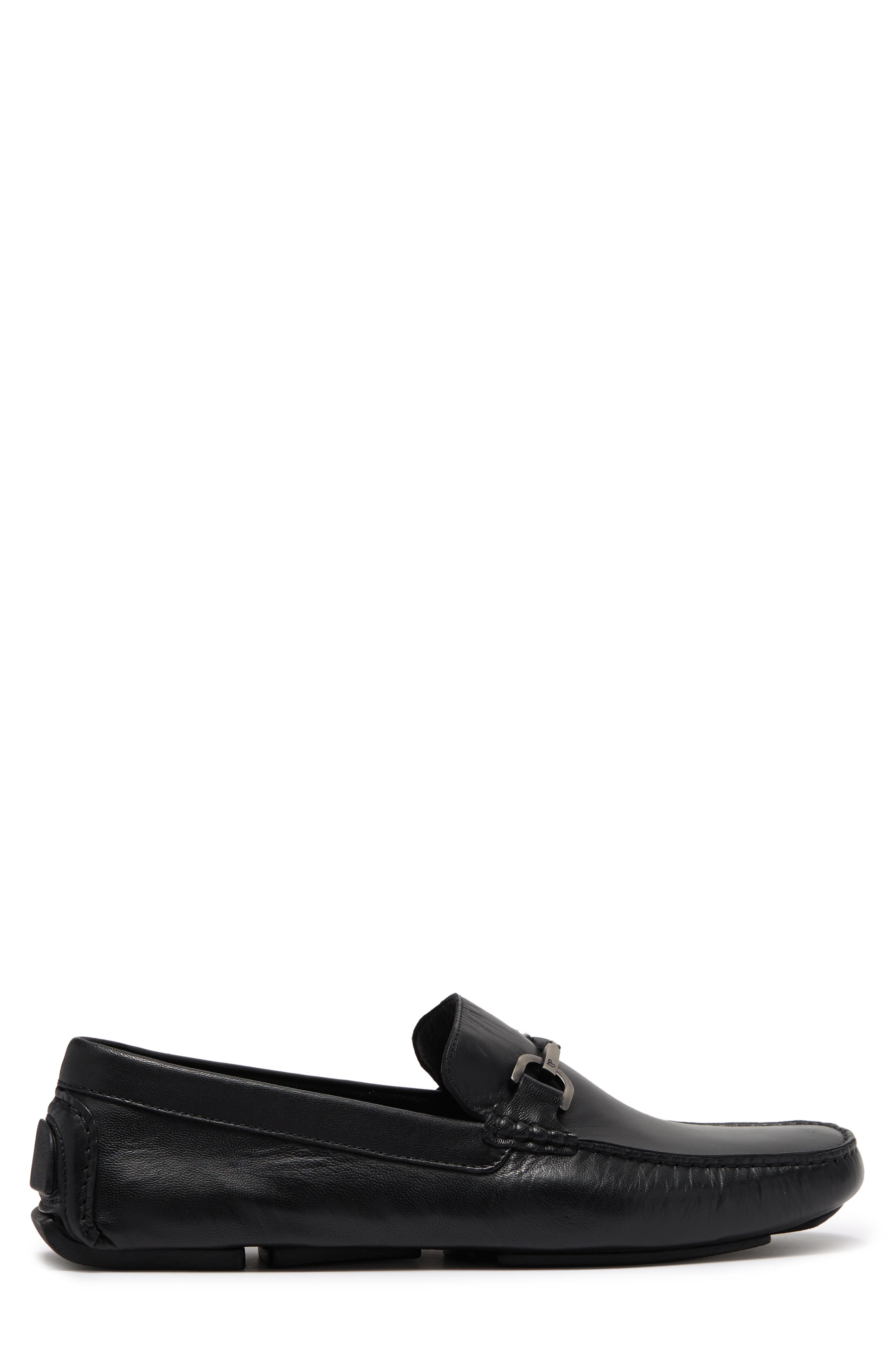 Donald Pliner Victor Leather Driver Loafer, Alternate, color, Black